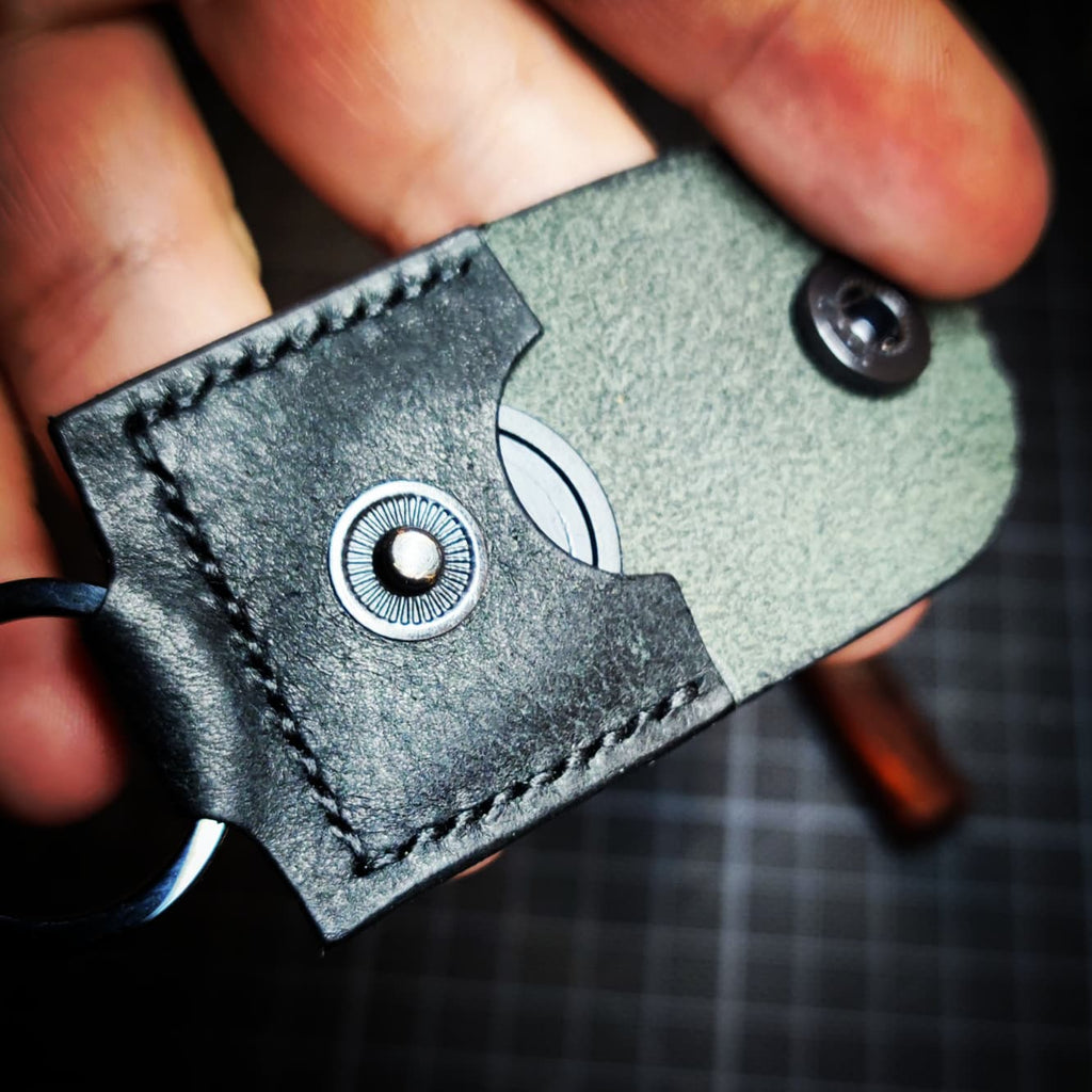 Talertäschchen – Leder-Schlüsselhänger für Einkaufswagenchip